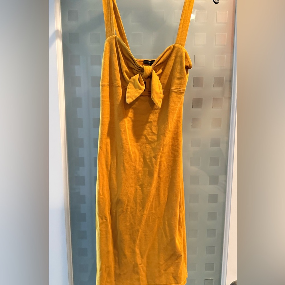 Forever 21 Yellow Mini Dress